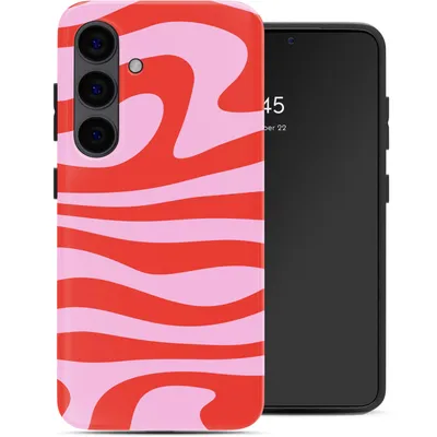Produktbild von Selencia Vivid Backcover mit MagSafe für das Samsung Galaxy S24 – Dream Swirl Pink