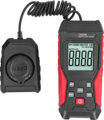 Obrázek produktu pro Digitální iluminometr 200000LX Vysoce přesný měřič světla Automatické vypnutí Tester osvětlení