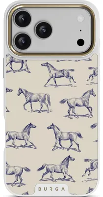 Produktbild von Handyhülle für iPhone 17 Pro Max, Burga Elite Light MagSafe, Derby Race Gold