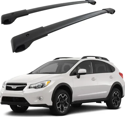 Produktbild von Dachträger Querstangen für Subaru XV 2013-2017, OEM Stil Schwarz 2Tlg