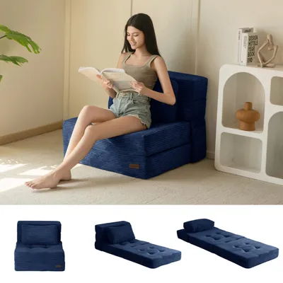 Productafbeelding van Vouwbare Foam Sofa Bed met Kussen en 3-in-1 Functie