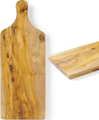 Zdjęcie produktu dla Deska Do Serwowania Z Drewna Oliwnego Z Uchwytem 600 X 200 X 18 Mm - Hendi 505267