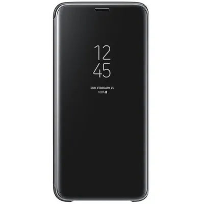 Produktbild von Samsung Galaxy S9 Hülle - Kunststoff - Samsung Klapphülle - Schwarz