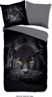 Produktbild von Duvet cover Pure 135x200 + 1* 80x80 cm - black panther