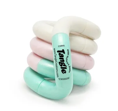 Imagen del producto de Tangle Cloud Junior – Colores surtidos – El juguete antiestrés original
