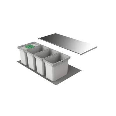 Immagine prodotto di Naber Cox® Box 275 K/900-4, contenitore per rifiuti per cassetti esistenti, con coperchio organico