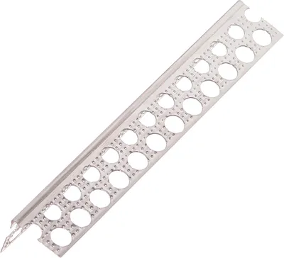 Produktbild von PROTEKTOR 50x Aluprofil Eckschiene 200cm, 24mm Schenkel, 0,40mm Stärke, Aluminium Kantenschutz, Eckleiste gelocht, Alu Winkelprofil, perfekt als Kantenschutzprofil im Trockenbau