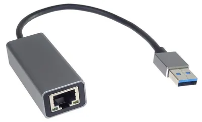 Produktbild von PremiumCord angepasstr USB3.0 -> LAN RJ45 ETHERNET 10/100/1000 MBIT Aluminium