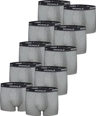 Produktbild von ROYALZ Boxershorts (10 Stück) Herren Unterwäsche Set Unterhosen 95% Baumwolle 5% Elasthan