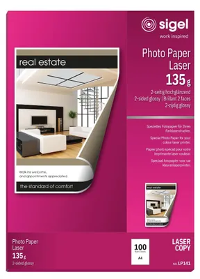 Productafbeelding van fotopapier A4, 135 g/m², 100 vellen, voor kleurenlaser/kopieerapparaat