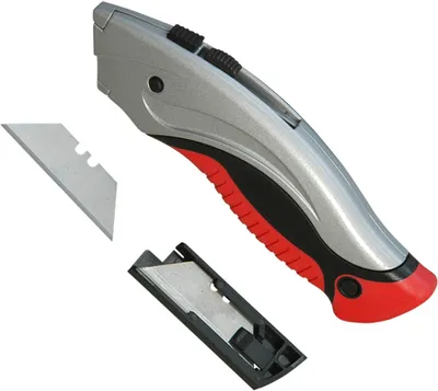 Image de Couteau professionnel universel haute performance Couteau à tapis avec 5 lames et chargeur