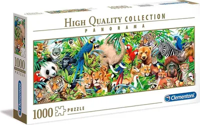 Immagine prodotto di puzzle HQ Panorama - Animali selvatici 1000 pezzi