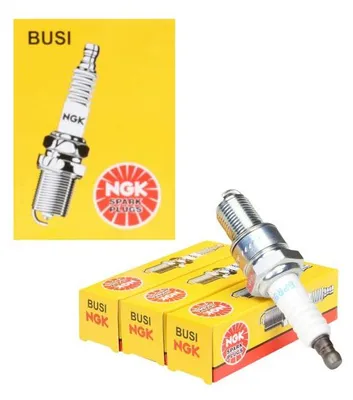 Image de 3 bougies d'allumage BPR9ES NGK, qualité SAE, référence 7788