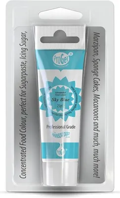 Produktbild von Rainbow Dust ProGel Sky Blue 25 ml Gelfarbe Lebensmittelfarbe