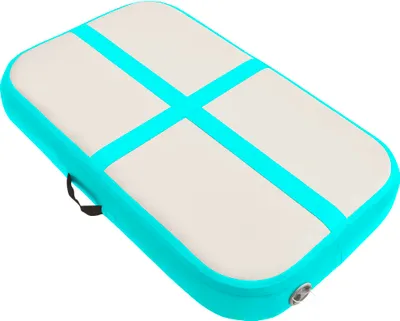 Produktbild von vidaXL Aufblasbare Gymnastikmatte mit Pumpe 60x100x10 cm PVC Grün