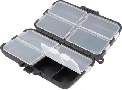 Zdjęcie produktu dla 9 przegródek Plastikowe pudełko na wędki Haczyki Przynęty do wędkowania