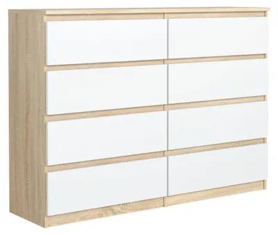 Produktbild von Praktische Kommode 140 cm mit 8 Schubladen mit viel Stauraum