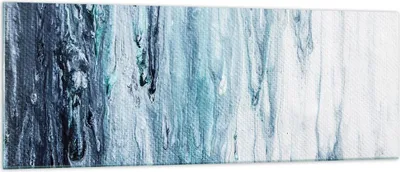 Produktbild von Bilder auf glas - Einteilig - Abstraktion Prellung Blau - 140x50cm - Glasbilder - Wandbilder - Bilder - Wanddekoration aus Glas - Glas Bilder - Wandbild auf Glas - GAB140x50-4380