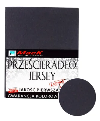 Produktbild von Spannbettlaken Jersey 90x200 cm Dunkelgrau – weich, mit Gummizug, atmungsaktiv