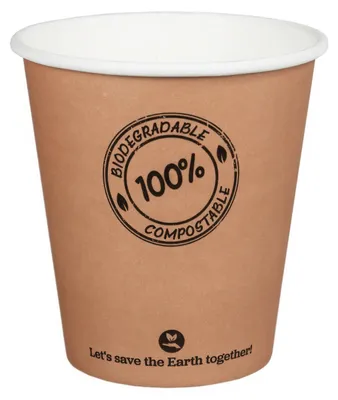 Produktbild von 50x Pappbecher 250ml Ø9cm -10°C bis 100°C