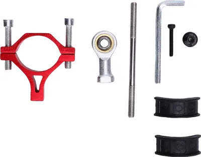 Productafbeelding van Aanhaak voor kampeerwagen, geschikt voor Crossrc TL4 RC crawler auto, accessoires, upgrade onderdelen, rode voertuigstang