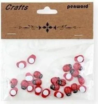 Produktbild von Dekoracje drewniane biedronki 8x11mm 24szt