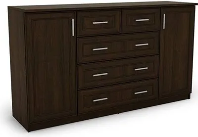 Produktbild von Meblast | Kommode 160 cm | Dunkle Walnuss - Stilvoll, Elegant, Wohnzimmersystem