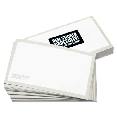 Produktbild von Stickerpack Montana Cans | Eggshell | Weiß | 50 Stück