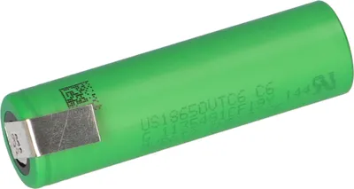 Produktbild von Murata Akku Li-Mn US18650VTC5 3,6V / 2610mAh LiNiMnCoO2 max. 30A Z-Lötfahne LFZ
