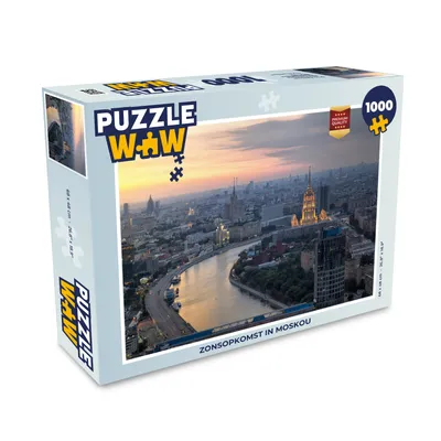 Obrázok produktu pre MuchoWow® Puzzle 1000 ks Východ slnka v Moskve