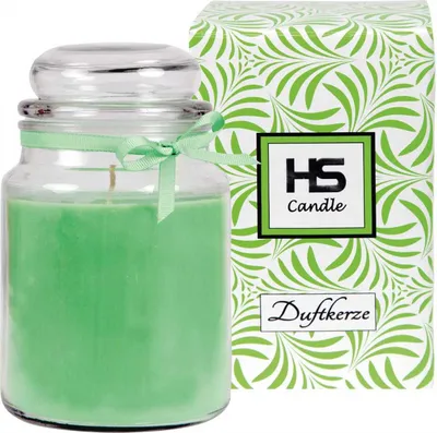 Image de Bougie parfumée dans un verre à bonbons 16cm x Ø 10cm Coconut-Limes