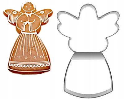 Produktbild von EkoForemki Großer Engel Plätzchenform Weihnachtsgebäck 20cm