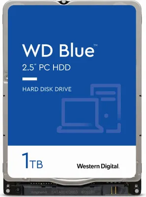 Produktbild von Western Digital HDD Mob Blue 1TB 2.5 SATA 128MB (WD10SPZX)