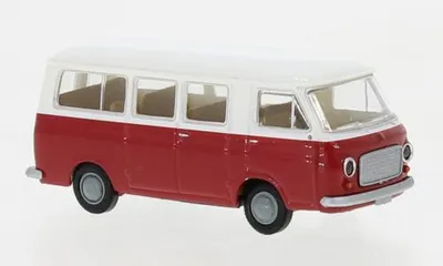 Produktbild von Brekina 34416 - 1/87 Fiat 238 Bus, weiss/rot, 1966 - Neu