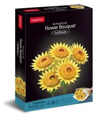 Image de Puzzle 3D « Bouquet de tournesols »