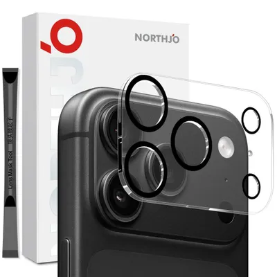Produktbild von iPhone 18 Pro Max Kamera Objektivschutz - NORTHJO 9H Panzerglas - Transparent