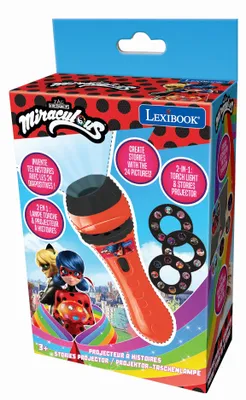 Produktbild von Lexibook Miraculous Storytelling Projektor Taschenlampe