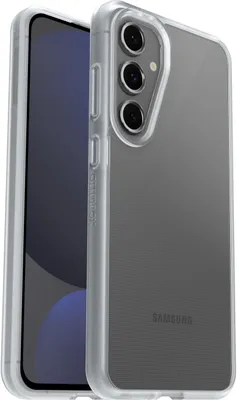 Produktbild von OtterBox React Hülle für Samsung Galaxy S24 FE Smartphone - Durchsichtig - 1 Paket - Retail - Sturzsicher, Abriebfest - Plastik - Kann drahtlos geladen werden