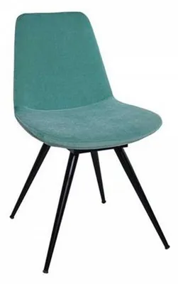 Produktbild von Stuhl Polsterstuhl Wohnzimmerstuhl Esszimmerstuhl Sessel Blau Stoff