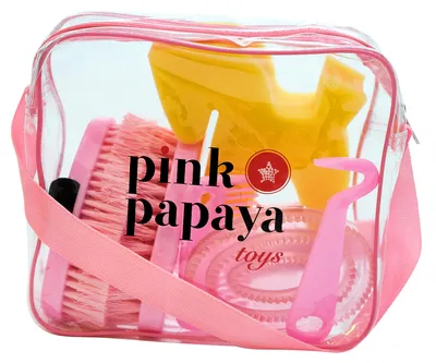 Produktbild von Pink Papaya, Kinder Pony Putzbox/Putztasche Lexington - 7-teilig befüllt, Pink