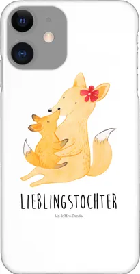Produktbild von Mr. & Mrs. Panda Iphone 11 Handyhülle Fuchs Mama - Weiß - Geschenk, Cover, Handy Schutzhülle, Bruder, Tochter, Hülle, Schoß, Smartphone