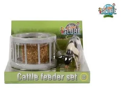 Produktbild von Van Manen Futterring mit rundem Ballen und Kuh im Maßstab 1:32