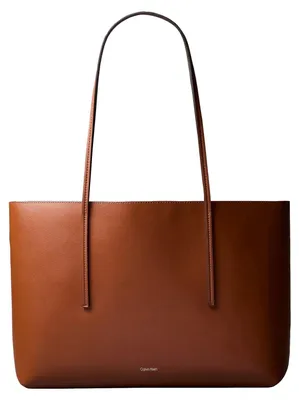 Zdjęcie produktu dla Calvin Klein Foil Logo Tote Bag With Pouch torba shopper brązowa