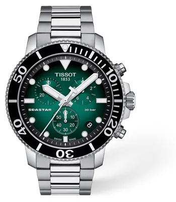 Obrázok produktu pre Tissot Seastar 1000 T120.417.11.091.01 – zelený chronograf
