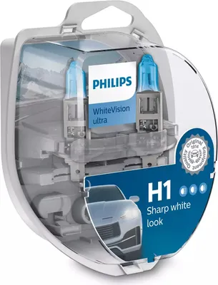 Produktbild von 2x PHILIPS H1 Glühlampen Fernlicht 12V 55W P14.5s Halogen 12258WVUSM