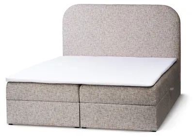 Obrázok produktu pre Boxspringová posteľ s úložným priestorom Gory Dymový ľan 180 × 200 cm