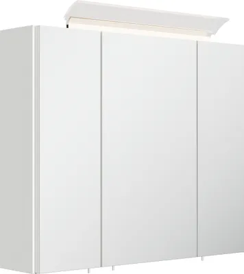 Zdjęcie produktu dla Szafka z lustrem 75 cm, łazienkowa, 3 drzwi Szafka łazienkowa z oświetleniem LED