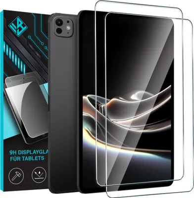 Produktbild von 2x 9H Tablet Schutzglas für Apple iPad Pro 7. Gen 11.0 Zoll Displayglas Displayschutz
