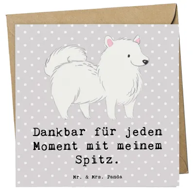 Produktbild von Mr. & Mrs. Panda Klappkarte Spitz Moment - Grau Pastell - Geschenk, Glückwunschkarte, Grußkarte, faltkarte, doppelkarte, anlasskarte
