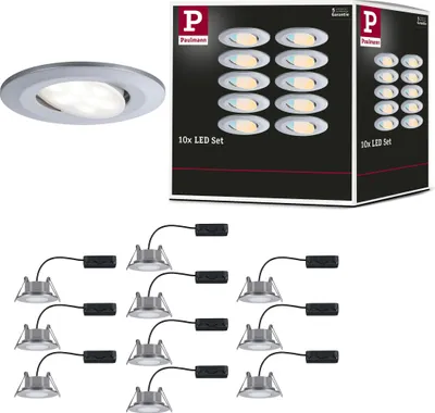 Produktbild von Paulmann LED Einbauleuchte Calla 10er-Set
